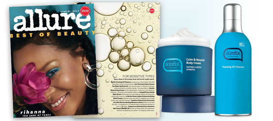 Red Carpet Ready: Skinfix Wins 2 Allure Best of Beauty 2018 Awards