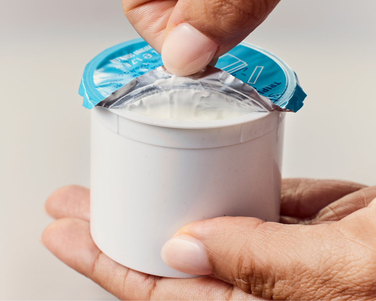 Triple Lipid Peptide Cream Refill Action Image